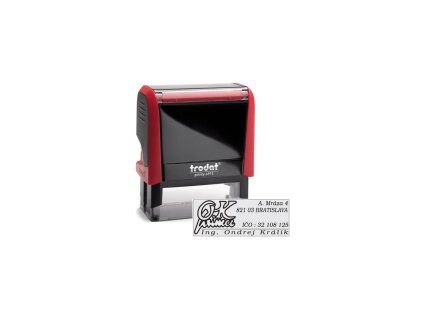 Pečiatka Trodat Printy 4913 58x22mm - odtlačok zelený