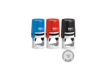Pečiatka Colop R40 Ø40mm - odtlačok fialový