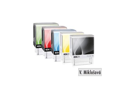 Pečiatka Colop Printer 10 27x10mm - odtlačok modrý