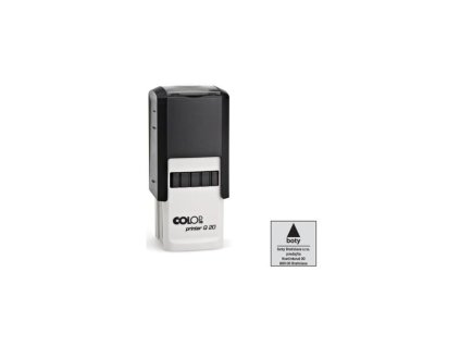 Pečiatka Colop Printer Q20 20x20mm - odtlačok červený