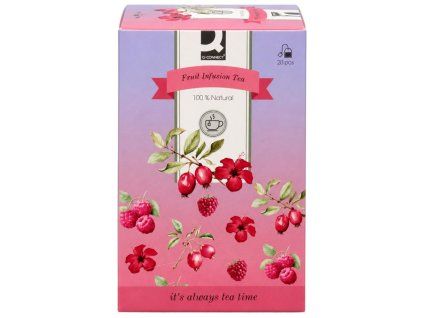 Čaj Q-CONNECT ovocný Fruit infusion HB 20 x 1,8g