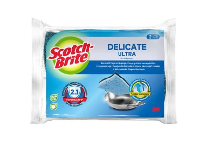 Hubka Scotch-Brite Delicate Ultra 2 ks