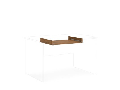 Výsuvná doska na klávesnicu BASIC, 69x8x50cm, orech Dijon