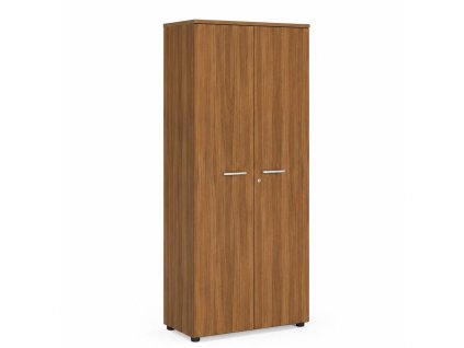 Šatníková skriňa s vešiakovou tyčou BASIC, 80x60x182cm, orech Dijon