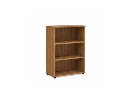 Policová skriňa BASIC, otvorená, 80x40x111,7cm, orech Dijon