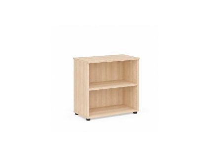 Policová skriňa BASIC, otvorená, 80x40x76,5cm, agát svetlý