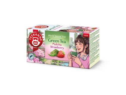 Čaj TEEKANNE Green Tea Matcha Strawberry 35g