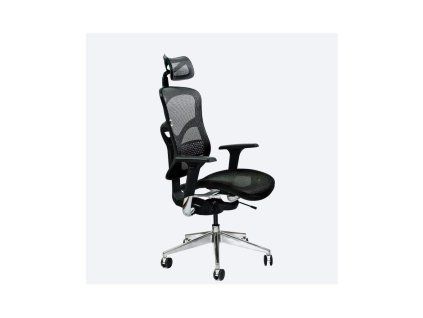 Balančná stolička Spinergo Business, sieťovina, čierna