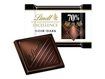 Lindt mini tabuľky čokolády Excellence horká 70 % kakaa 1,1kg
