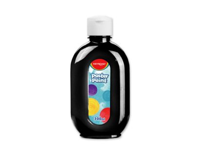 Temperová farba KEYROAD 300 ml čierna