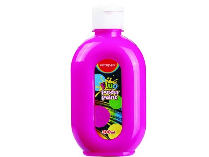 Temperová farba KEYROAD 300 ml neónová ružová
