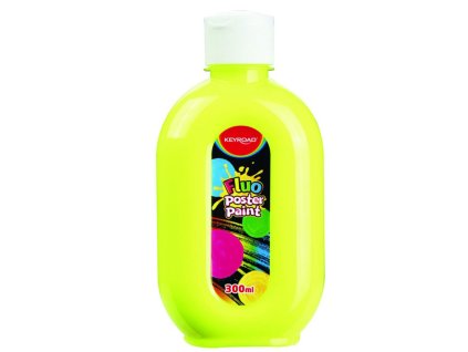 Temperová farba KEYROAD 300 ml neónová žltá