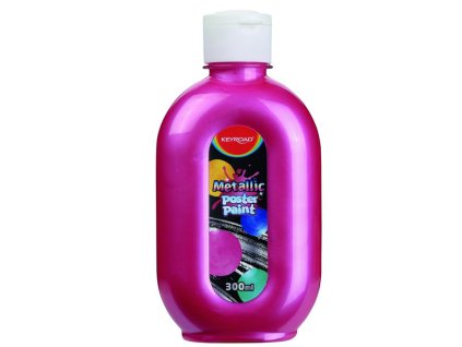 Temperová farba KEYROAD 300 ml metalická červená