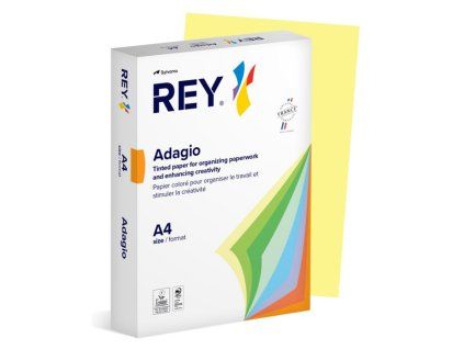 Farebný papier REY ADAGIO 49 kanárikovo žltý 80g