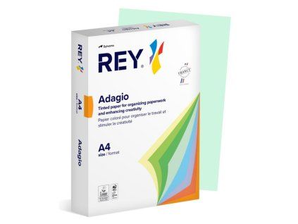 Farebný papier REY ADAGIO 81 pastelovo zelený 80g