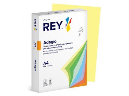Farebný papier REY ADAGIO 49 pastelový žltý 160g