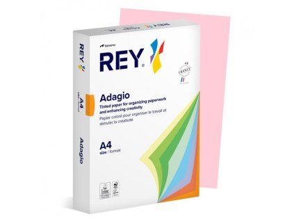 Farebný papier REY ADAGIO 89 pastelový ružový 160g