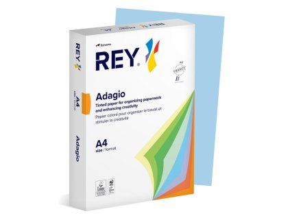 Farebný papier REY ADAGIO 01 pastelový modrý 160g