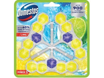 Domestos WC blok závesny Power 5 Lime 3x50g