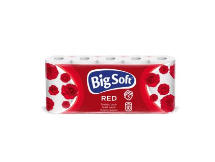 Toaletný papier 3-vrstvový Big Soft Red 10ks, 16,5m