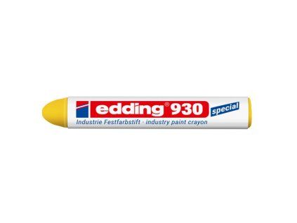 Priemyselný voskový popisovač edding 930 žltý
