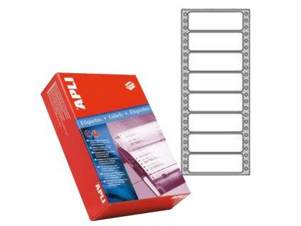 Etikety tabelačné 88,9x36mm APLI 1 radové