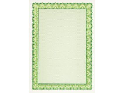 Certifikačný papier APLI A4, zelený, 115 g, 25 hárkov