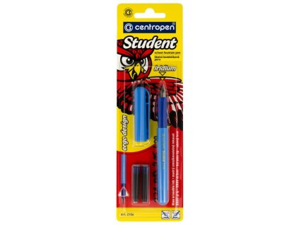 Plniace pero Centropen Student modré