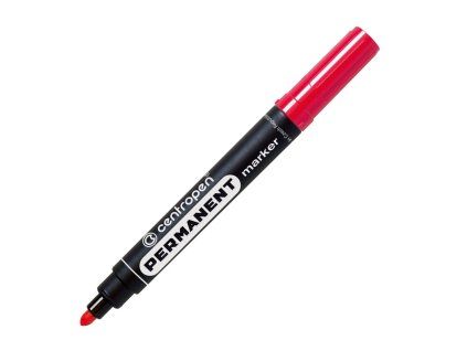 Permanentný popisovač Centropen 8566 červený