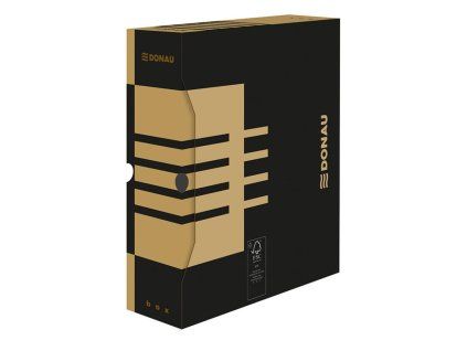 Archívny box DONAU 100mm hnedý