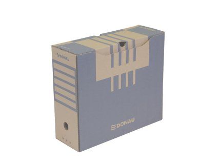 Archívny box DONAU 120mm hnedý