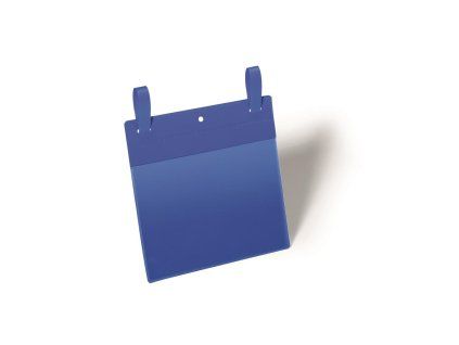Vrecko na štítok s páskami 210 x 148 mm na šírku 50 ks modré