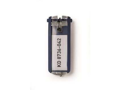 Menovky na kľúče DURABLE KEY CLIP modré 6ks