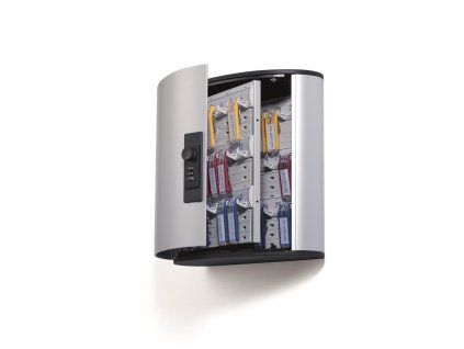 Skrinka na 36 kľúčov so zámkom na kód DURABLE KEY BOX CODE 36 strieborná