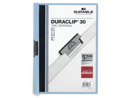 Obal s klipom DURACLIP Original 30 svetlomodrý