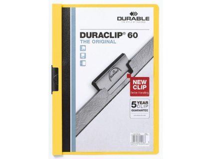 Obal s klipom DURACLIP Original 60 žltý