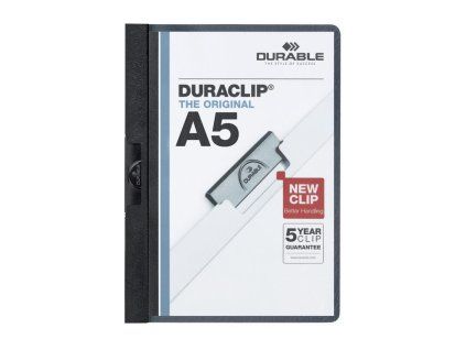 Obal s klipom A5 DURACLIP Original čierny