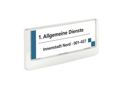 Informačná tabuľka Click Sign 149x52,5 biela