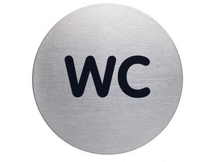 Piktogram WC text