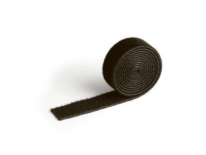 Suchý zips na káble CAVOLINE GRIP 20 čierna