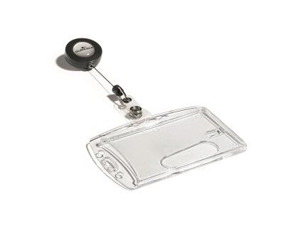 Visačka na plastovú kartu s kotúčom DURABLE 85x54mm 10ks