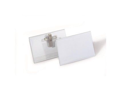 Visačka štipec+špendlík DURABLE 90x54mm 5ks