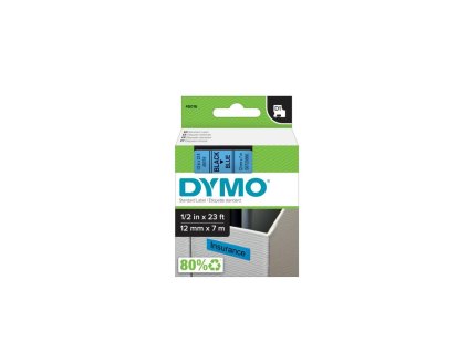 Samolepiaca páska Dymo D1 12 mm modrá/čierna