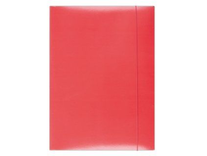 Kartónový obal s gumičkou Office Products červený