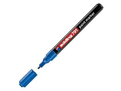 Lakový popisovač edding 791 modrý
