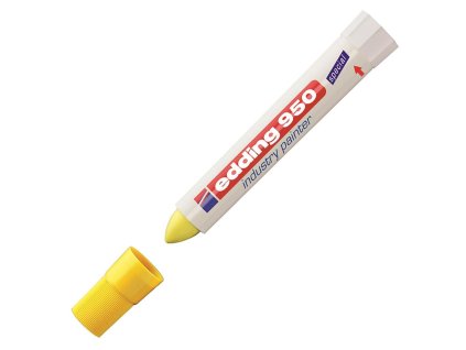 Priemyselný voskový popisovač edding 950 žltý