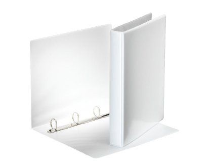 Zakladač prezentačný Esselte 4,4cm 4D-krúžkový biely
