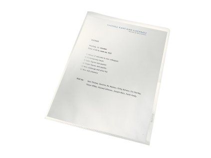 Ekologický obal ’L’ Leitz Recycle priehľadný na dokumenty 25ks