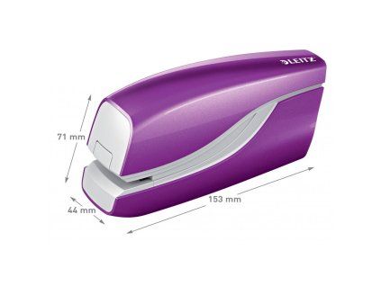 Elektrická zošívačka Leitz New NeXXt WOW 5566 purpurová