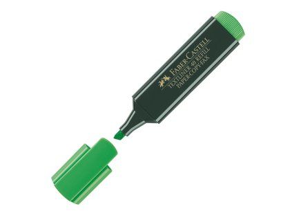 Zvýrazňovač FABER-CASTELL Textliner 1548 zelený
